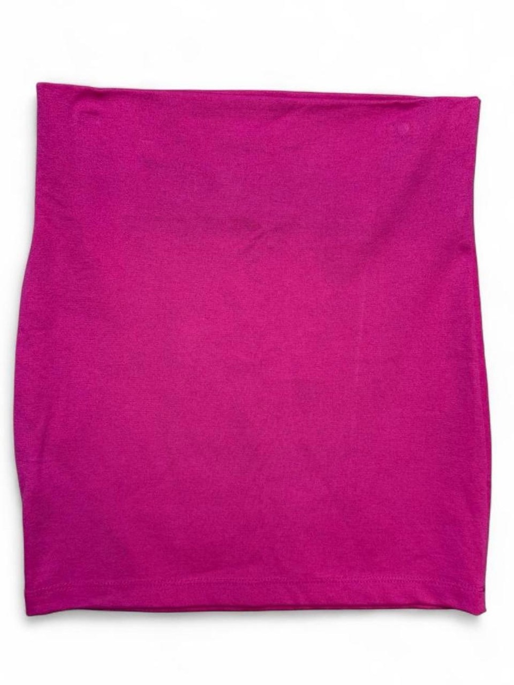 Winsor Fuchsia Tube Skirt - Women's Stretch Mini Skirt - Small